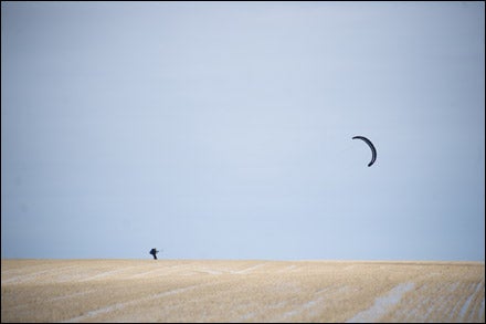 North Dakota Snowkiting