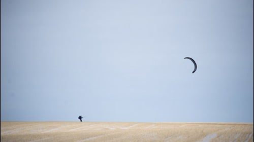 North Dakota Snowkiting