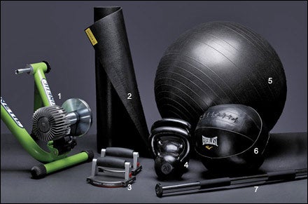 Stowable Home Fitness Gear