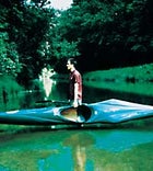 Wild thing: McEwan at the Potomac River near Seneca, Maryland, May 2001