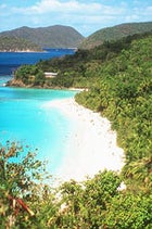 The coast of St. John's, Virgin Islands National Park