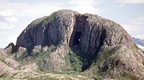 Norway's Eye of the Needle Rock formation.