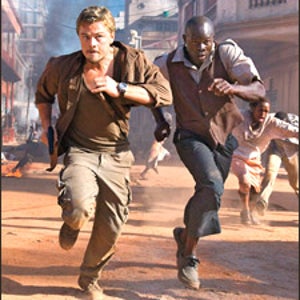 Leonardo DiCaprio & Djimon Hounsou