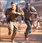 Leonardo DiCaprio & Djimon Hounsou