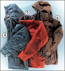 The North Face, Arc’Teryx, Outdoor Research