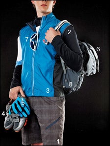 Mountain biking apparel