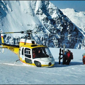 Heli-skiing in Alaska