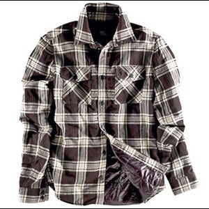 Isaora Matrix Plaid Insulated Shirt