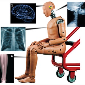 Avalanche crash-test dummy