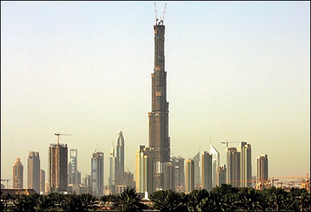 The world's tallest building, Dubai