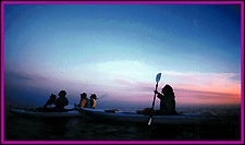 Get your paddle on: sunset on the waters off Catalina Island