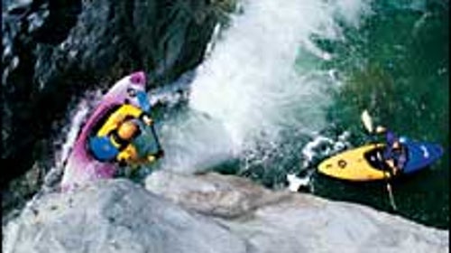 Dropping in: Burnt Ranch Gorge, on California's Trinity River