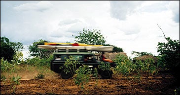 En route to the Lugenda River, Mozambique, June 2002