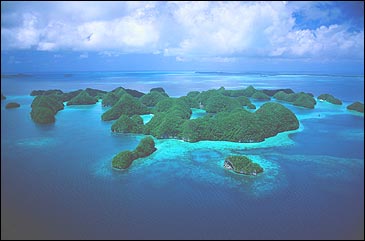 Green acres: Palau's limestone islands