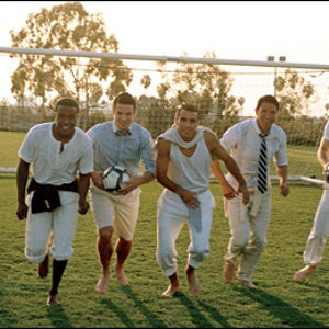 Conor Casey, Robbie Findley, Heath Pearce, Jonathan Bornstein, Brian Ching, and Troy Perkins