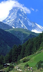 The hills are alive: walking near the Matterhorn on the 100-mile Haute Route
