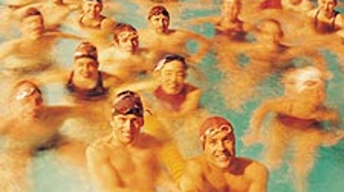 Critical Mass: members of California's Mountain View Masters Swim and Social Club