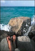 Gravis's leather Low Tide sandal