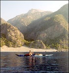 Cruising from Agia Roumeli to the beach at Agios Pavlos