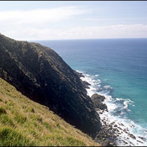 Byron Bay Lighthouse overlooks a village thick with outfitters