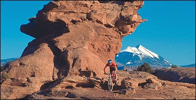 Moab mountain biking