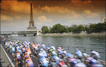 Tour de France, Eiffel Tower