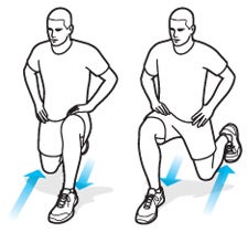 Jumping Lunges