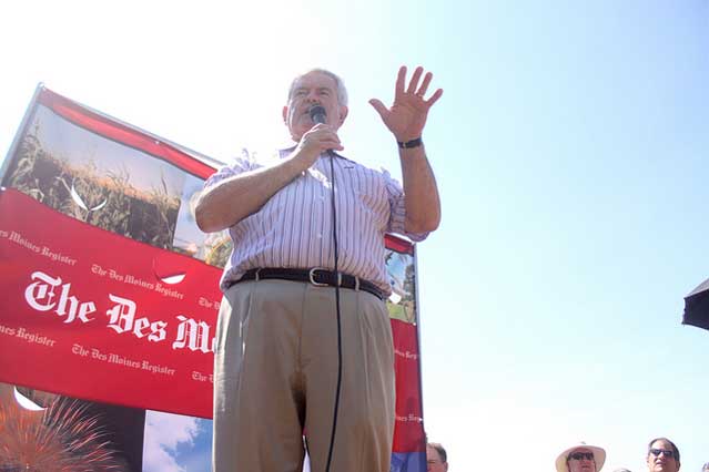 Newt Gingrich at the Iowa State Fair