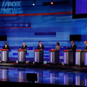 The Republican candidates debate in Iowa