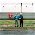 Bertrand Piccard and Brian Jones at Heathrow Airport, London, July 25, 2002.