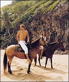 Easy riders; taking a tour of Survival Beach, near Rincón