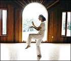 Sixty-two-year-old tai chi instructor Anne Walsemann at the New Age Health Spa