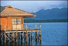 Water beds: High tide at Kubo Sa Dagat lodge in the town of Coron, Busuanga Island.