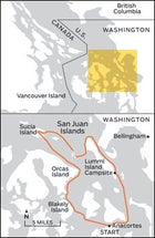 Map of Washington