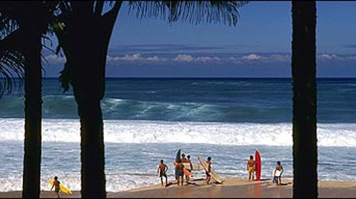 Paying respect: the swells on Ohau's Sunset Beach
