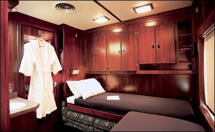 VINTAGE VOYAGE: A deluxe suite on the American Orient Express