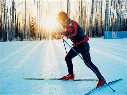 cross country skiing