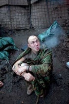Soldier at rest