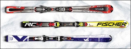 rossignol, fischer, salomon