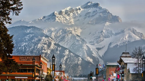 Banff, Alberta, host of the Banff Mountain Film Festival