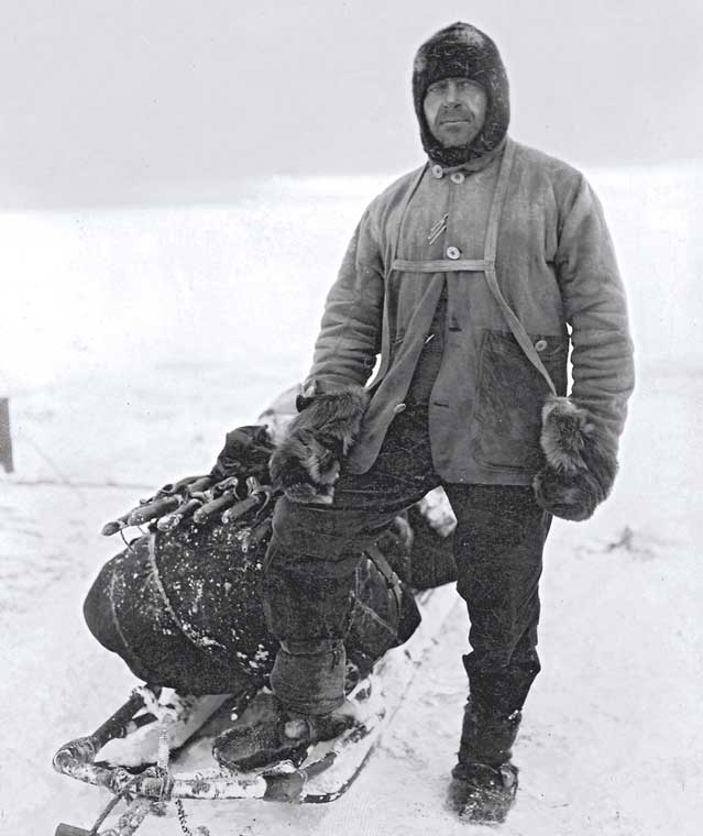 Robert Scott in Antarctica, 1911