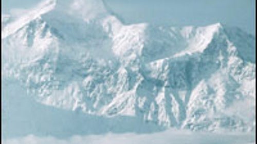 Denali Jr.: fresh May snow below 18,008-foot Mount St. Elias.