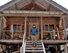 Fay at his remote bush cabin