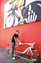 Alberto Contador at Specialized HQ