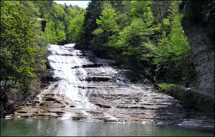 Buttermilk Falls State Park near Ithaca, New York