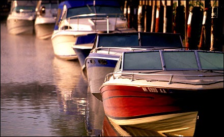 Boats in Portsmouth Harbor, New Hampshire
