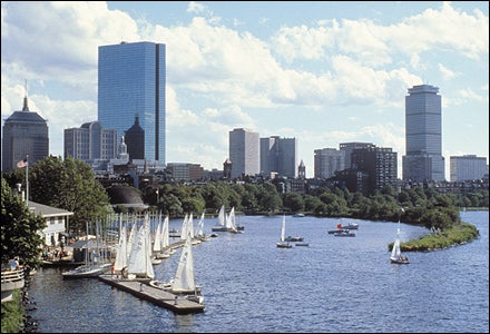 Boston Sailboats in Charles