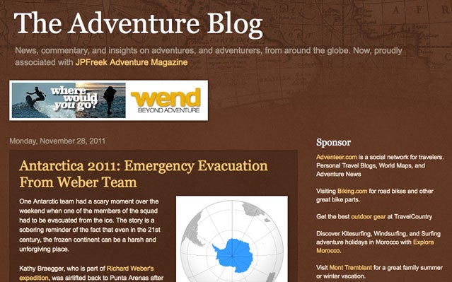 The Adventure Blog