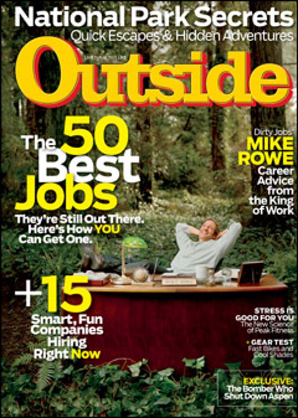 Mike Rowe, Outside Magazine, May 2009