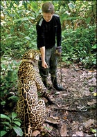Thayer Walker with jaguar